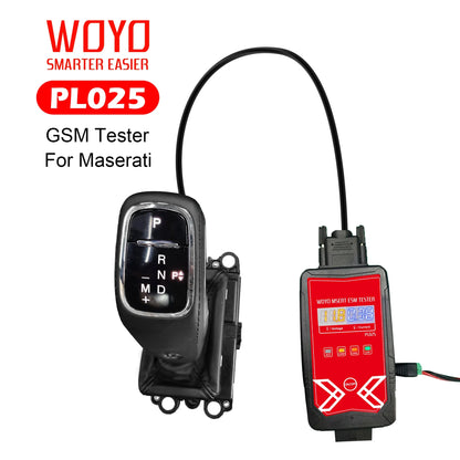 WOYO PL025 Gear Shift Module GSM Tester For Maserati Ghibli Levante Quattroporte Gear Box Selector Detector Auto Diagnostic Tool