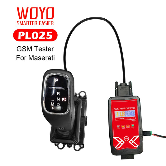 WOYO PL025 Gear Shift Module GSM Tester For Maserati Ghibli Levante Quattroporte Gear Box Selector Detector Auto Diagnostic Tool