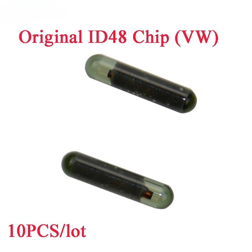 10pcs/lot Original Car Key Chip CAN (A1) ID48 Transponder Chip Glass Tube Unlock ID 48 Chip  VW  Volkswagen Key