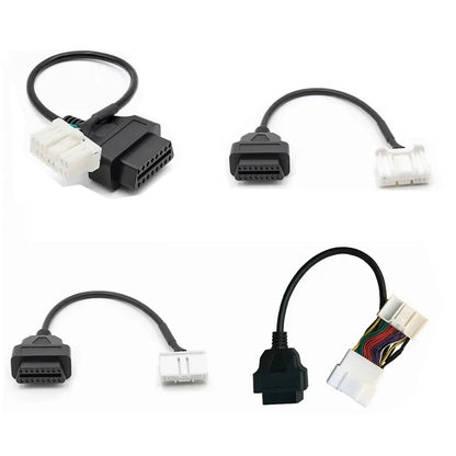 For Tesla 12pin 20pin 26pin to 16pin Male Female OBD2 Cable Connector Model 3 Model Y OBD2 OBDII Diagnostic Tool Auto Adapter