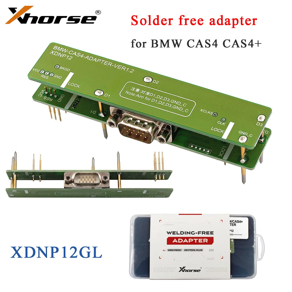 XHORSE XDNP12GL Solder Welding Free Adapter for BMW CAS4 CAS4+ Work with Mini Prog, VVDI Prog and VVDI Key Tool Plus