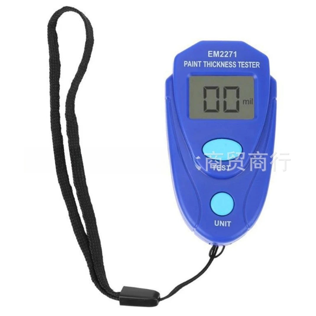 EM2271 Automotive Digital Display Coating Paint Film Thickness Gauge Iron-based Magnetic Plating Paint Thickness Gauge