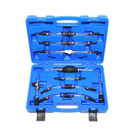 Hand Pump Tool Diesel Fuel System Bleeder Filter Exhaust Pump Tool Kit For Ford Diesel System Bleed And Primer Set