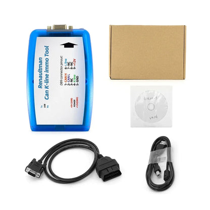 For Renaultman Can K-line Immo Tool V4.06 Support for Renault CAN /K-line Immo Tool OBD2 Auto ECU Programmer Read / Write EEPROM