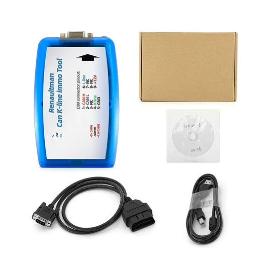 For Renaultman Can K-line Immo Tool V4.06 Support for Renault CAN /K-line Immo Tool OBD2 Auto ECU Programmer Read / Write EEPROM