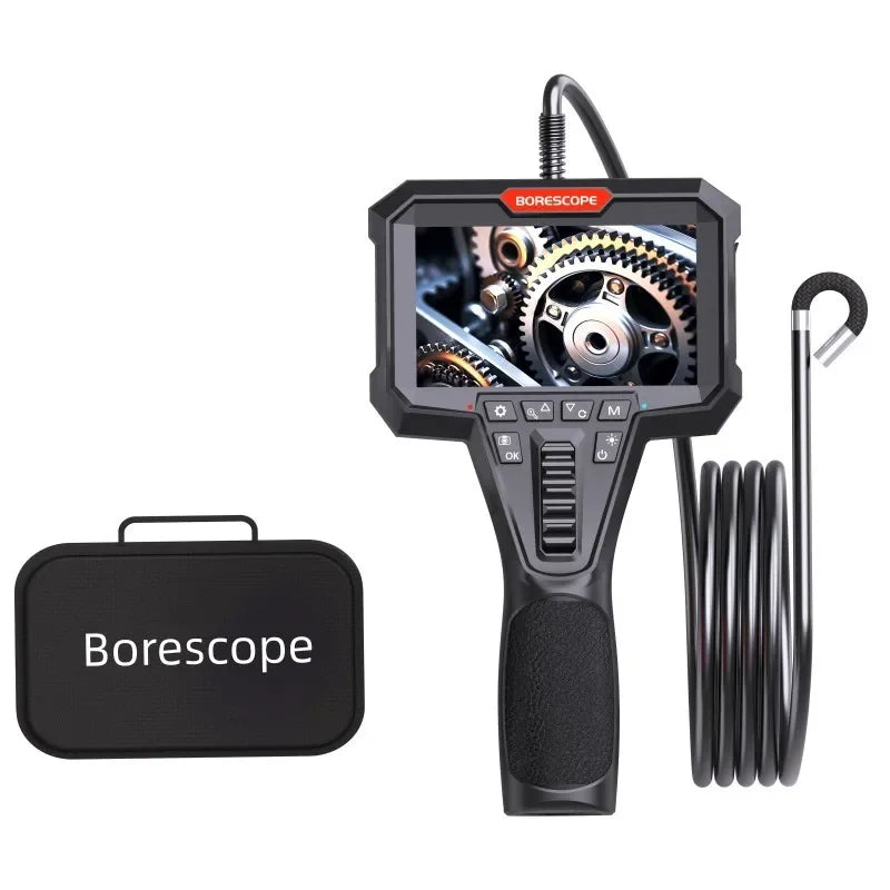 Y400 4.3 Inch IPS Screen Industrial Endoscope Camera HD1080P Single Lens Pipe Inspection Handheld Borescope for Car Sewer