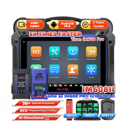 Autel MaxiIM IM608 II PRO IMMO Key Programmer Full Systems Diagnostic Tool J2534 ECU Programming Same as IM608S II