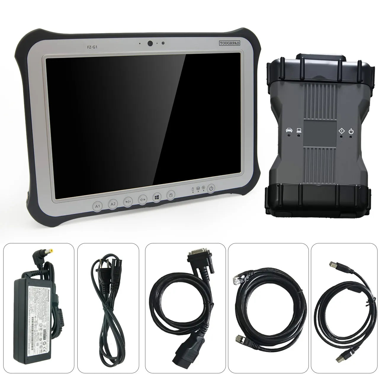 For MB Star C6 MB Diagnosis VCI SD Connect for C6 DOIP for Xen-try Diagnosis VCI with 2025 ver SSD Tablet FZ-G1