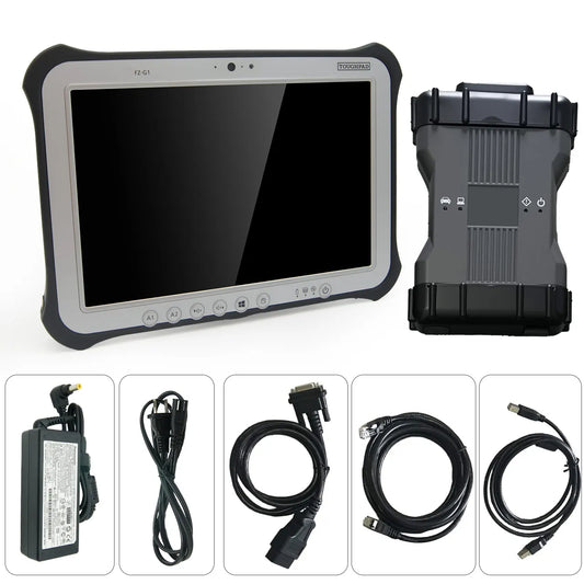 For MB Star C6 MB Diagnosis VCI SD Connect for C6 DOIP for Xen-try Diagnosis VCI with 2025 ver SSD Tablet FZ-G1