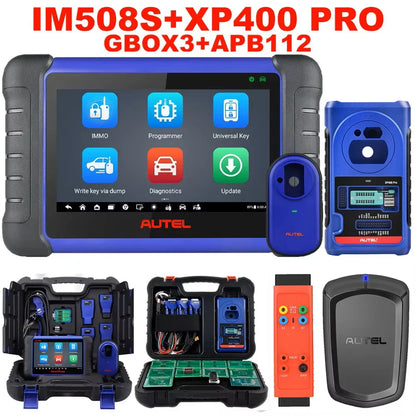Autel MaxiIM IM508S IMMO Key Programming Diagnostic Tools Auto OBD2 Programmer Scanner All Systems 2 Years Free Update PK KM100