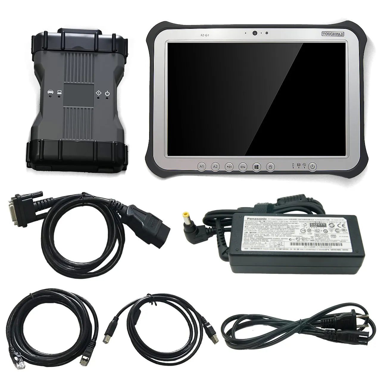 For MB Star C6 MB Diagnosis VCI SD Connect for C6 DOIP for Xen-try Diagnosis VCI with 2025 ver SSD Tablet FZ-G1
