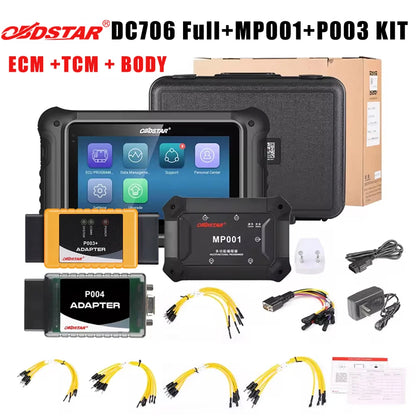 Original OBDSTAR DC706 ECU Tool Full Version for ECM /TCM/ BODY/Clone by OBD or BENCH for Car and Motorcycle Plus P003