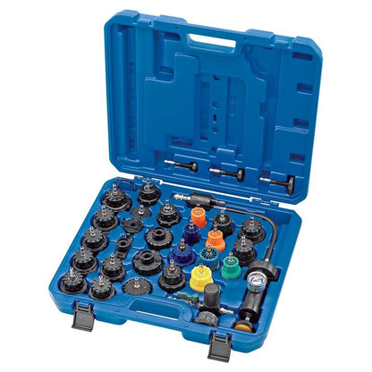 VT01064E 33PC Radiator & Cap Pressure Tester Kit