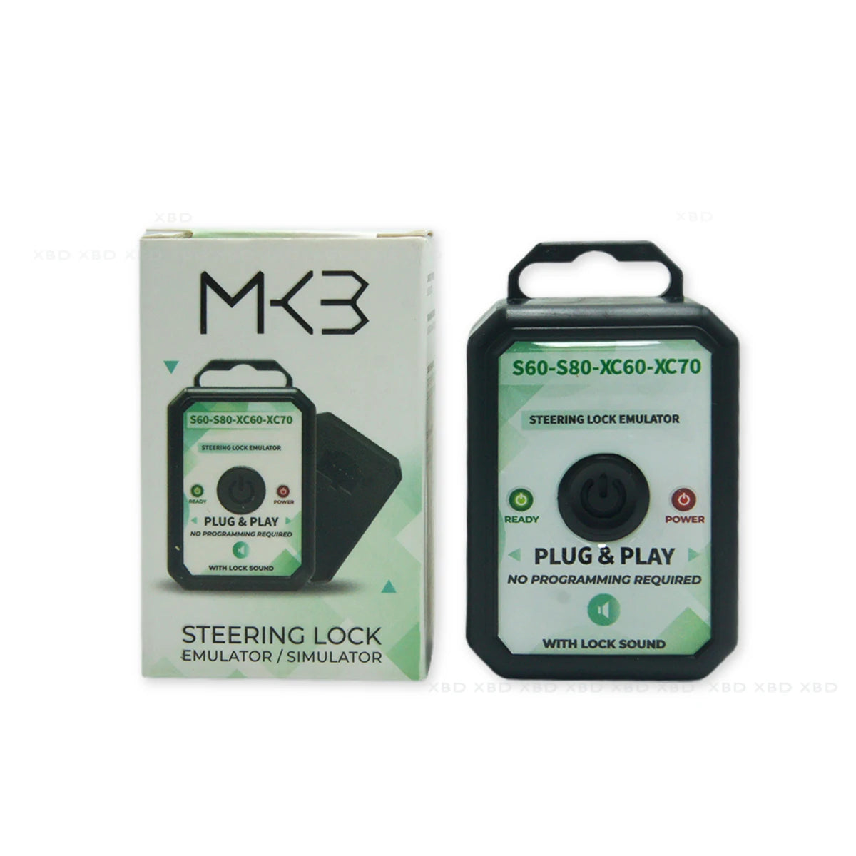 for Volvo S60 S80 XC60 XC70 Steering Lock Emulator Simulator With Lock Sound Plug & Play