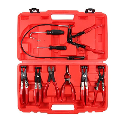 VT01068 9pc Hose Clamp Clip Remover Pliers Tool Set