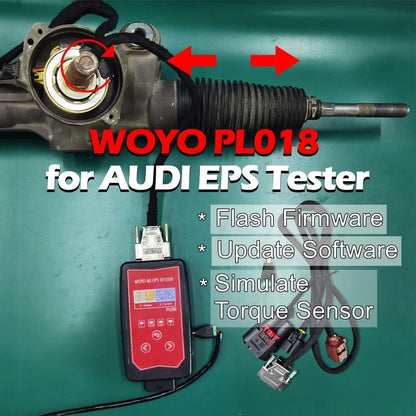 WOYO PL018 For Audi A4 A5 A6 Q5 Q7 Wheel Steering Motor EPS Tester For BMW Electric Power Steering Vehicle Diagnostic tool