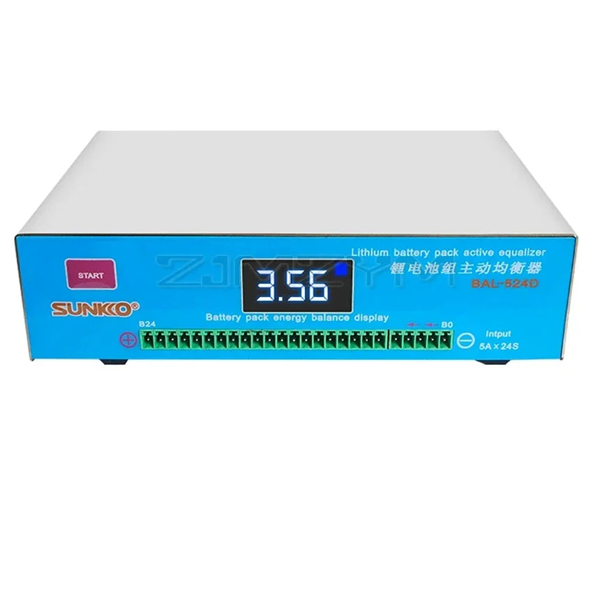 SUNKKO 524D Lithium Battery Pack 5A High Current Active Equalizer Battery Repair Capacity Differential Pressure Balance Voltage