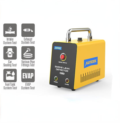 AUTOOL SDT101 Car Smoke Leak Detector 12V Automotive EVAP Leakage Gas Leakage Locator Oil Pipe Generator Diagnostic Tool