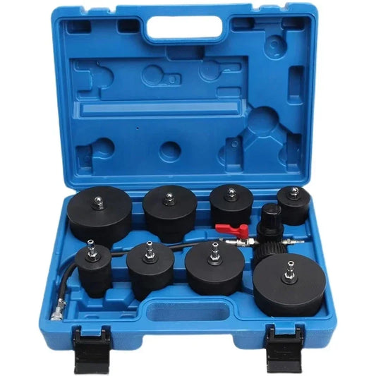 Turbo System Leakage Tester Turbocharger Air Pressure Guage Cooling System Intercoolers Radiators Hose Leaks Test
