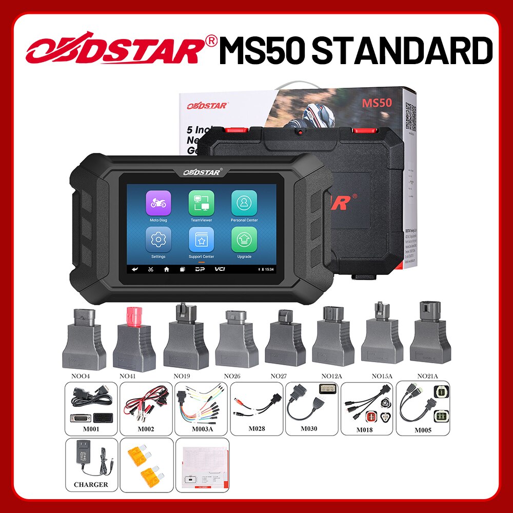 OBDSTAR MS50 Motorcycle Scanner Motorcycle Diagnostic Tool Standard Version