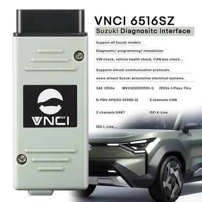 VNCI 6516SZ for Suzuki Car Diagnostic Tool Compatible with SDT-II OEM Software Driver Supports WiFi USB and WLAN