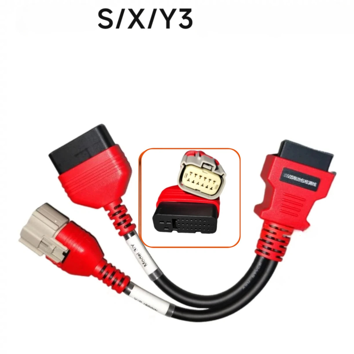 For Tesla S/X/3/Y battery pack testing cable diagnostic line special connector x431