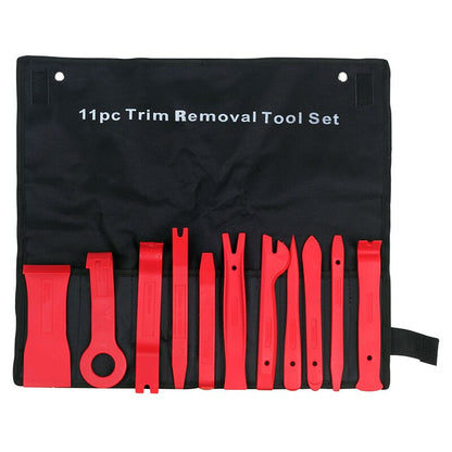 VT011141 Auto Trim Removal Tool 11Pc Door Panel Window Molding Upholstery Fastener Clip Crowbar