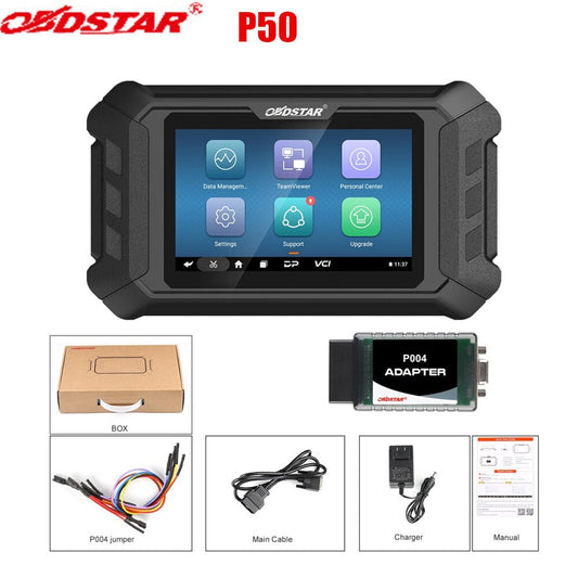 OBDSTAR P50 V30.42 Airbag Reset Intelligent Airbag Reset Tool Covers 51 Brands and Over 7100 ECU Part No. Free Update Online