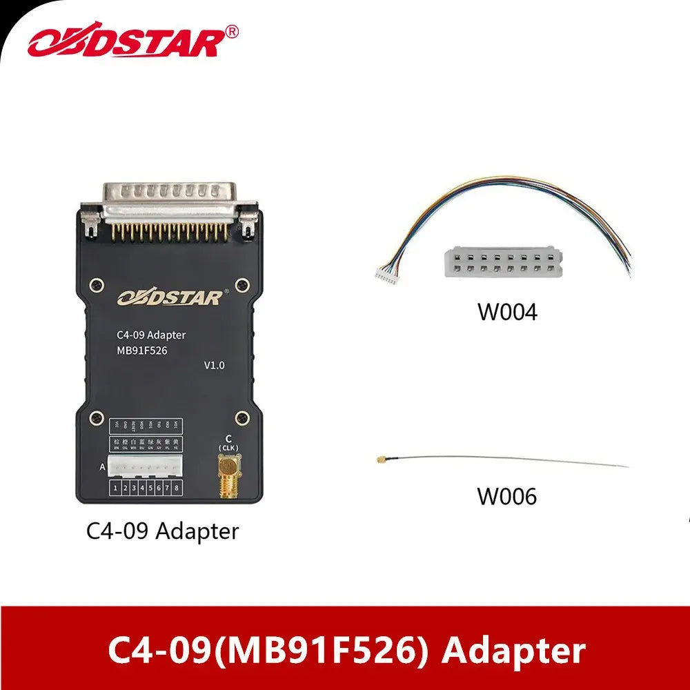 OBDSTAR C4-09 (MB91F526) Adapter Kit for X300 Classic G3/ DC706