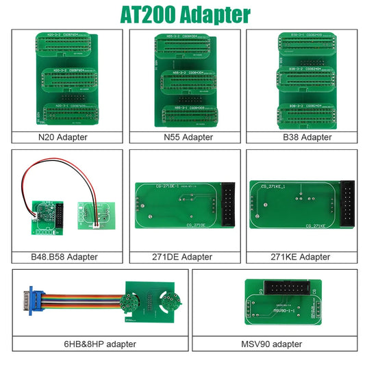 CGDI AT200 Adapter Work with FC200 ECU Programmer No Need Disassembly including 6HP & 8HP/MSV90/N55/N20/B48/B58/B38 etc