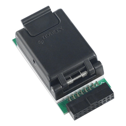 EMMC BGA221 BGA153/169 BGA100 BGA162 Adapter Socket for T48 Programmer V2.0 Dual Head Probe Holder XGECU