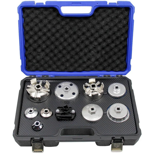 Oil filter removal and installation tools suitable for M-erc-edes-Be-nz B-MW V-ol-vo B-entley P-or-sche L-and R-over and A-u-di