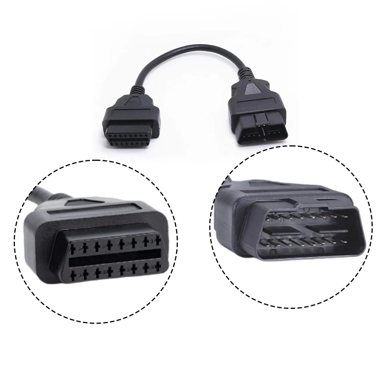 OBD2 16Pin extension cable for cars and trucks