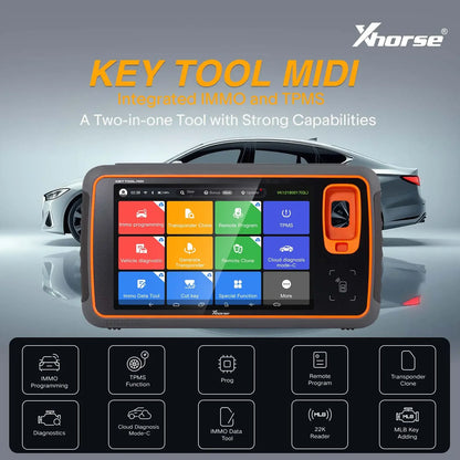 XBD Xhorse VVDI Key Tool MIDI with IMMO and TPMS Function Basic Version