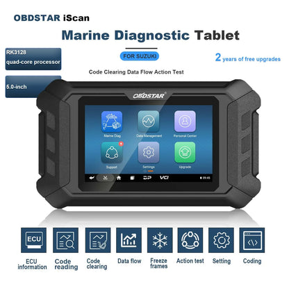 OBDSTAR iScan for SUZUKI Marine Diagnostic Tool Code Reading Code Clearing Support Data Flow Action Test