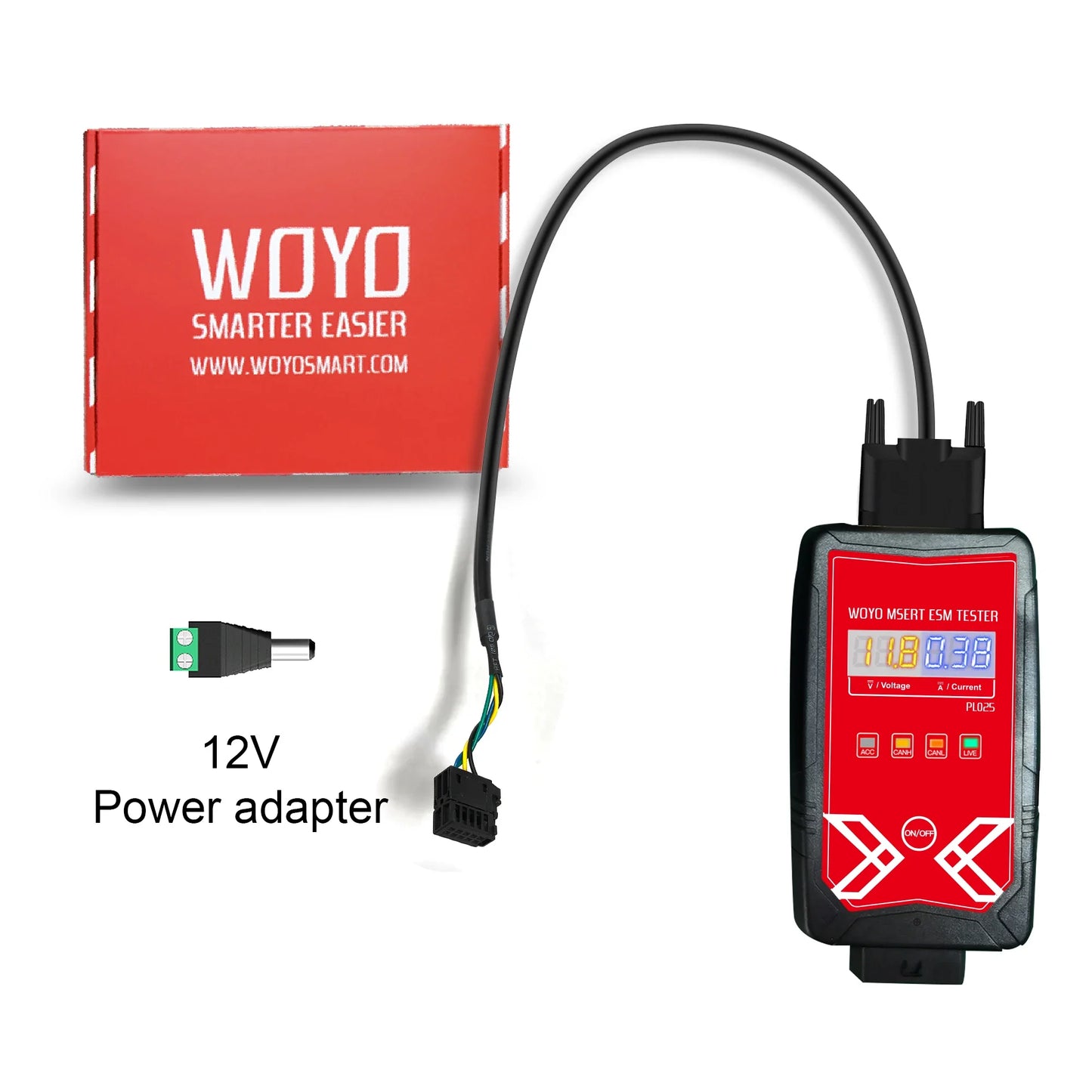 WOYO PL025 Gear Shift Module GSM Tester For Maserati Ghibli Levante Quattroporte Gear Box Selector Detector Auto Diagnostic Tool