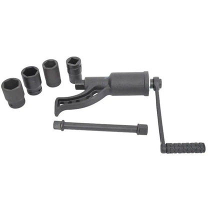 Multiplier Torque Wrench Labor Saving Lug Nut Wrench Crv Socket + Case