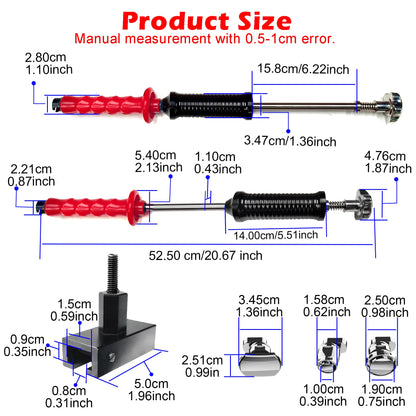 WOYO PDR200 for All Car Dent Remove Tool Slide Hammer Dent Puller PDR Kits for Car Body Repair Tool Easy operate