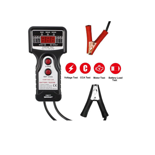 AllSun EM577 Battery Tester 6V 12V CCA Digital Automotive Battery Analysis EM577 Charging Voltage Starter Motor