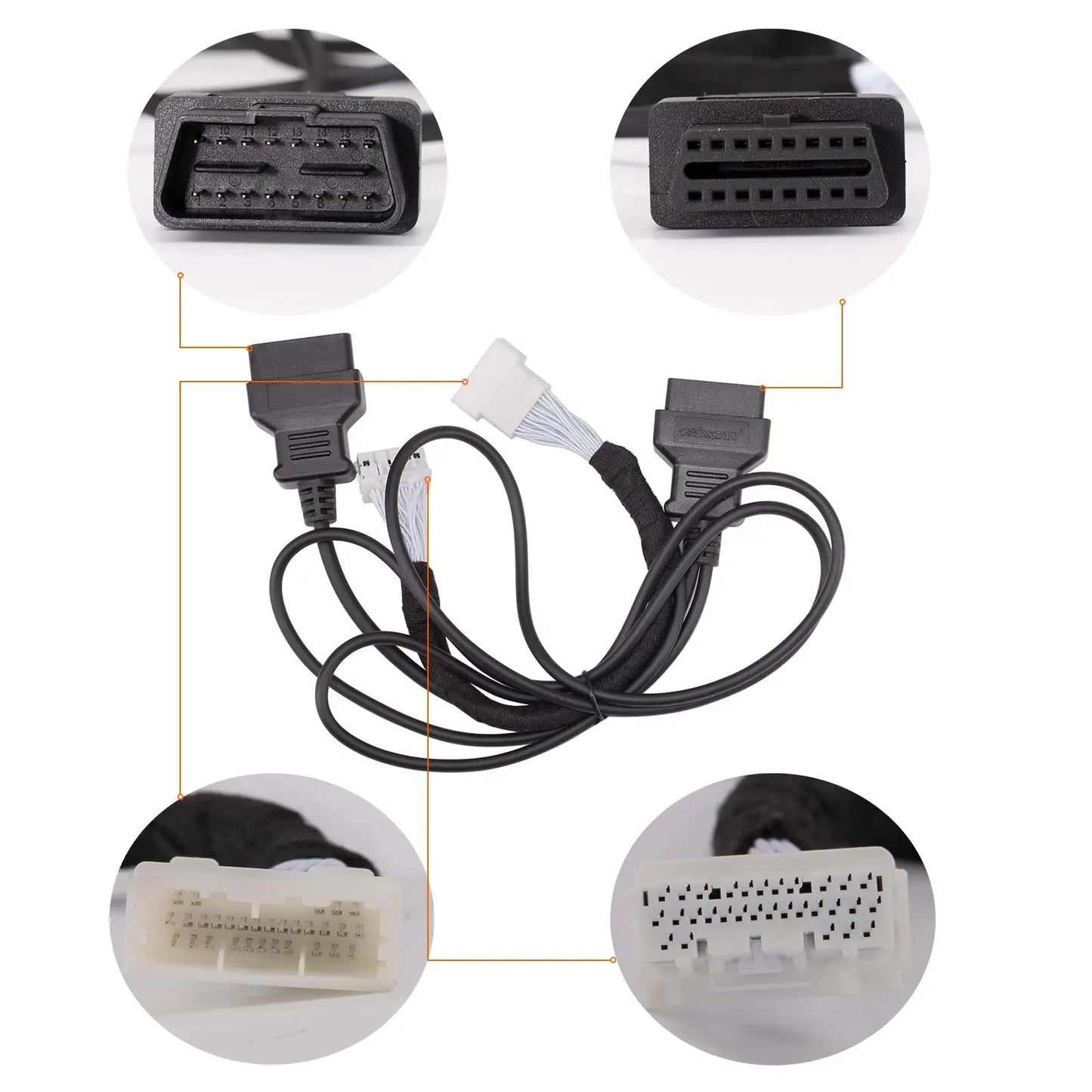 OBDSTAR FOR Toyota-30 Cable Support 4A and 8A-BA All Key Lost/ Cluster Calibration