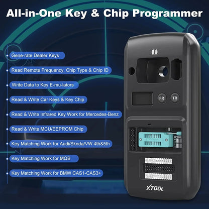 XTOOL KC501 Professional Car Key Programming OBD2 Sacnner Chip Programmer ECU Reader For Benz Infrared Key Works With X100 PAD3