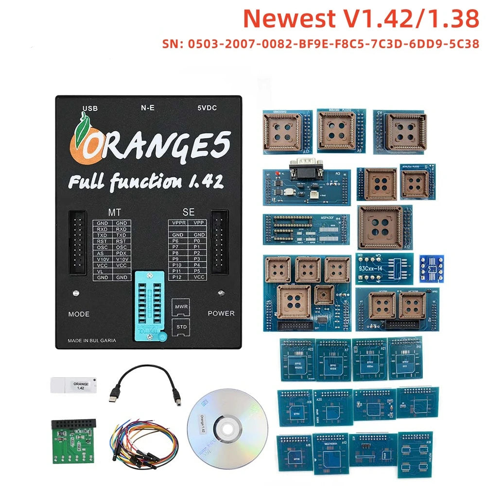 Best Orange5 V1.42 Orange 5 V1.38 Programmer Add More License Full Packet Hardware +Enhanced Function With Full Authorization