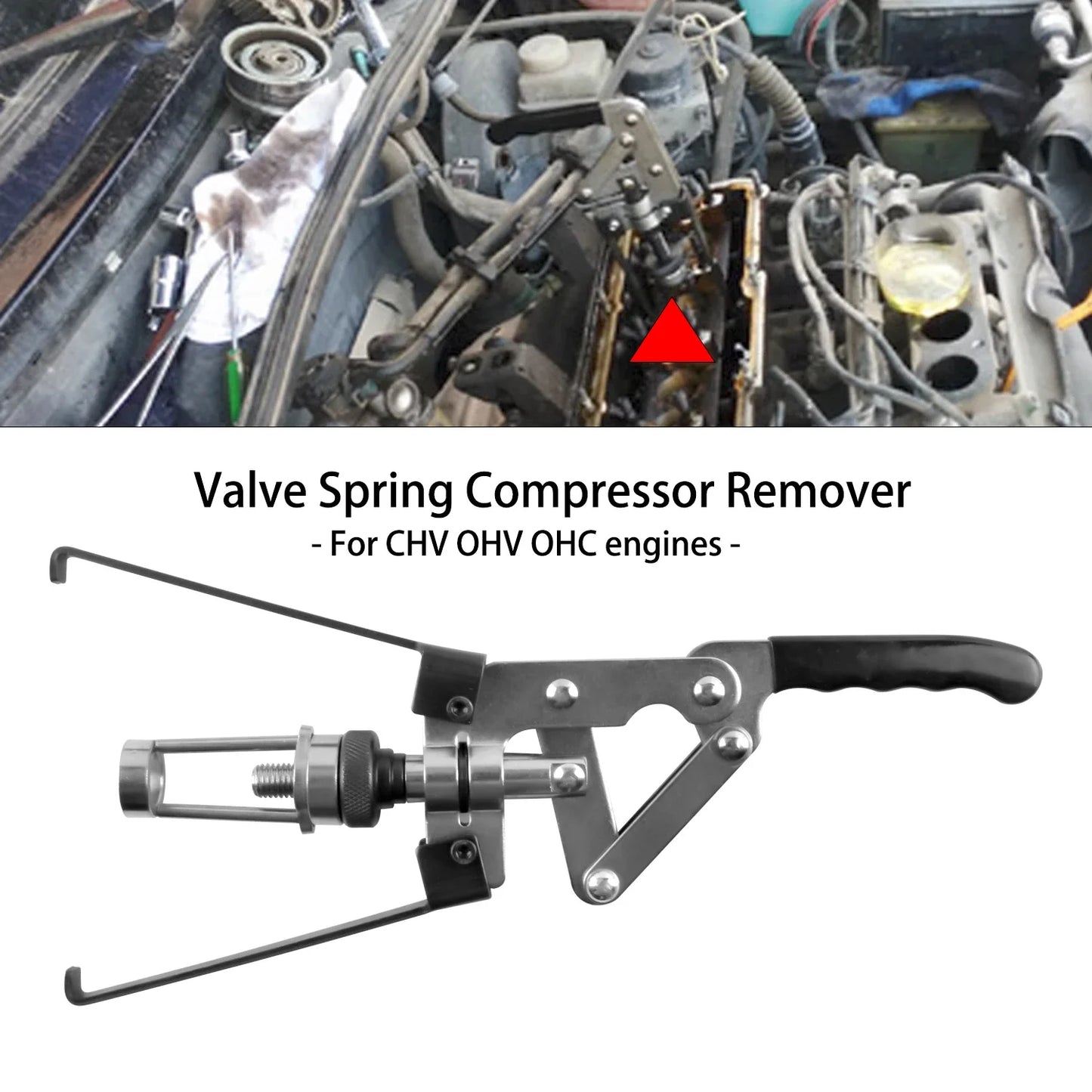 Universal Overhead Valve Spring Compressor Remover Installer Tool For CHV OHV OHC Engines