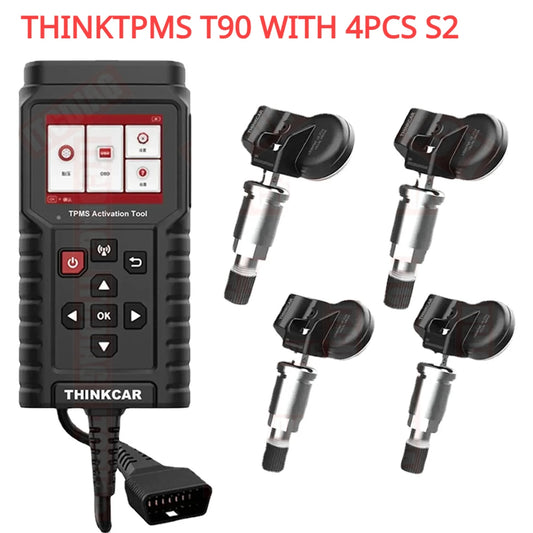 ThinkCar THINKTPMS TP T90 TPMS S2 Programmer  315MHz 433MHz 2in1 Car Tire Pressure Diagnosis Tool TPMS Sensor Service Tool