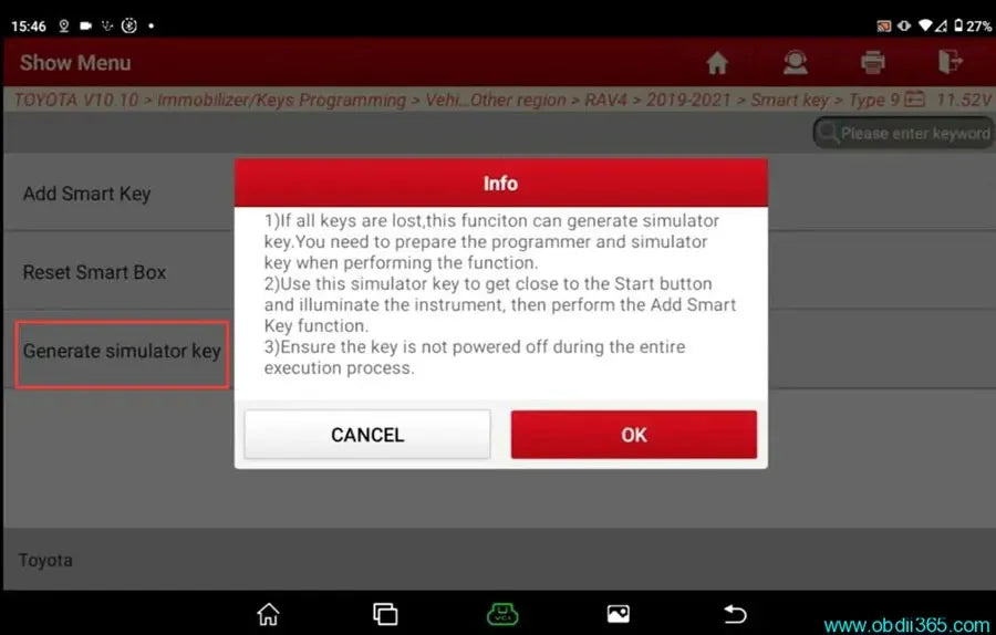 THINKCAR/LAUNCH X431 Immobilizer Programmer Simulate Key support for X431 IMMO ELITE / IMMO PLUS/ IMMO Pro