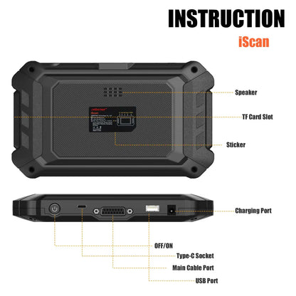 OBDSTAR iScan Mercury (Marine) Intelligent Diagnostic Equipment Code Reading, Code Clearing Data Flow Action Test 2 Years Update