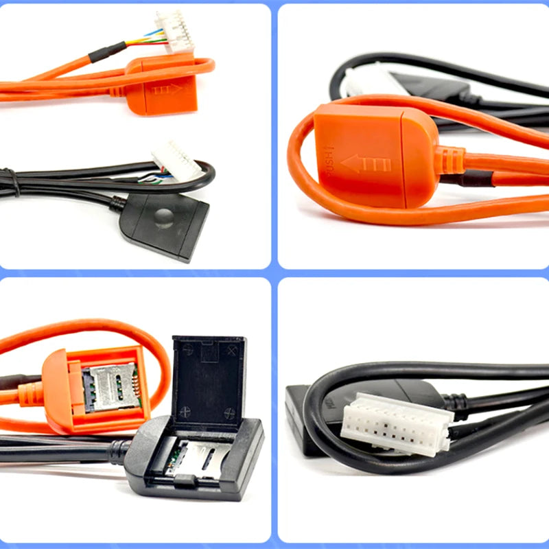 Hot Sale Sim Card Slot Adapter For Android Radio Multimedia Gps 4G 20pin Cable Connector Car Accsesories Wires Replancement Part