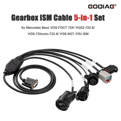 GODIAG Gearbox ISM Cable 5-in-1 Set for Benz
