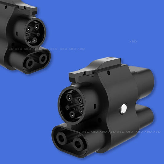 CCS2 to CCS1 (DC+AC) Adapter, European to American Standard