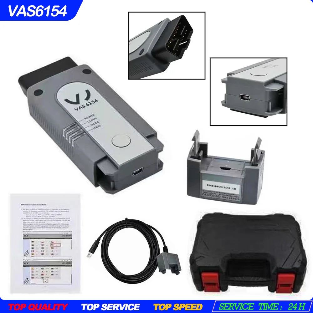 VAS6154 WIFI ODIS Scanner support CAN FD and DoIP Protocol Car Diagnostic Scanner Full System Diagnostic Programming Tool
